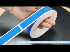 45um 1ml 防腐シール セキュリティステッカー シルバー マット 半転送 高残留