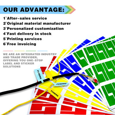 Custom A4 Cable Labels for Network Power Supply Printing